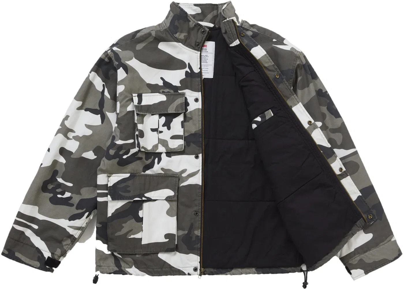 Мужская куртка с камуфляжным принтом Alpha Industries Supreme, Snow Camo — фото 2