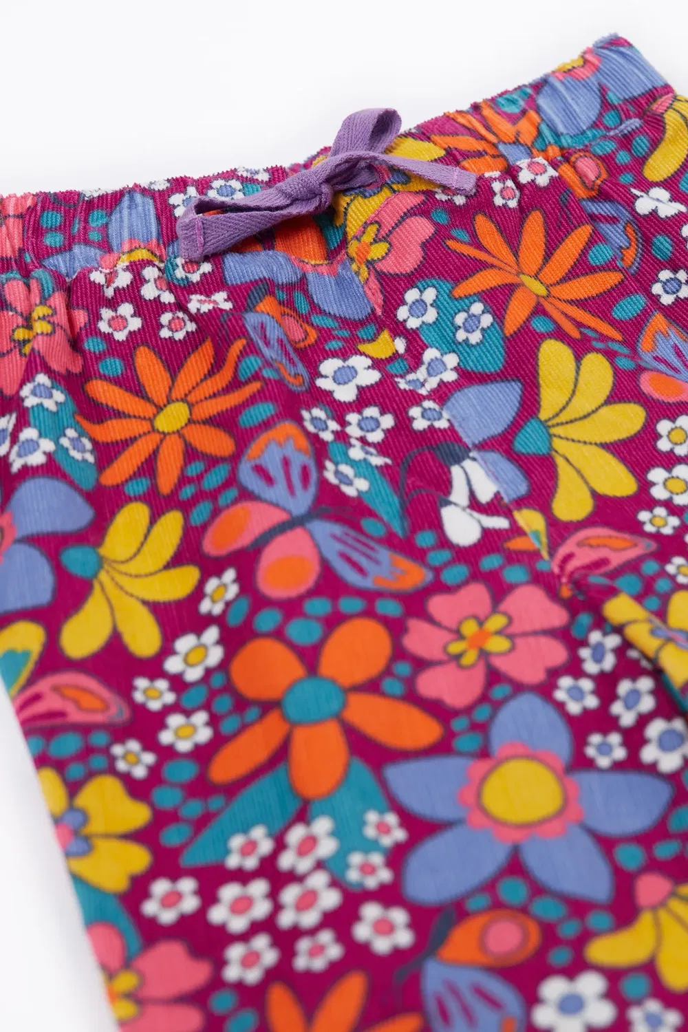 Детские брюки из корда Nieva Frugi, Fuchsia — фото 2