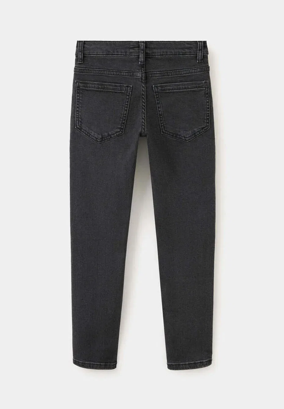 Детские джинсы облегающего кроя Mango Kids, Black Denim — фото 2