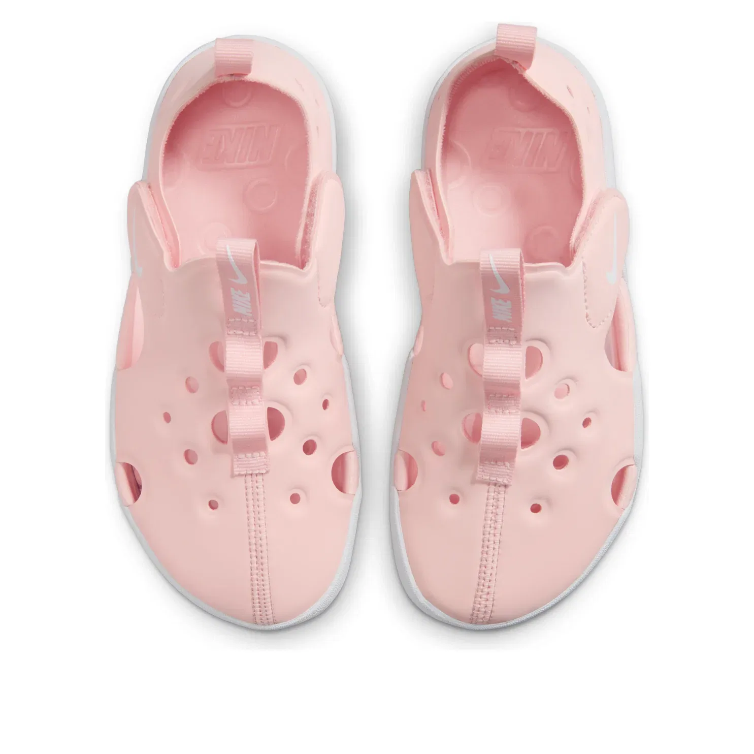 Детские сандалии с синтетическим верхом Sunray Protect 4 Sandal 'Echo Pink White' Nike, Echo Pink/White — фото 3
