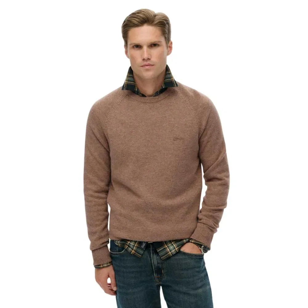 Свитер Wool Blend Superdry, коричневый