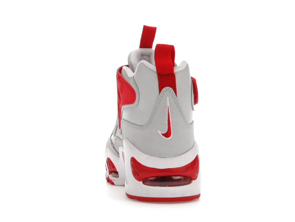 Детские кроссовки с замшей Nike Air Griffey Max 1, Pure Platinum/University Red/White — фото 4