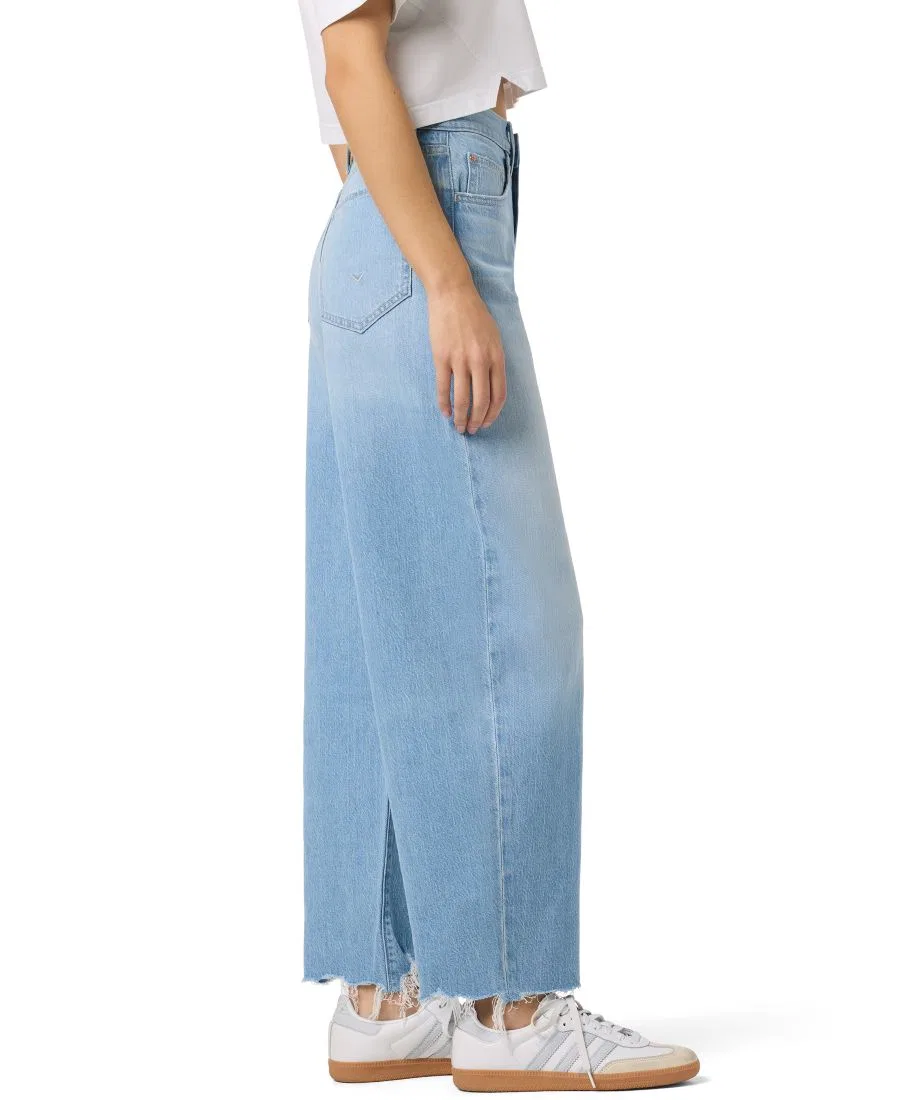 Джинсы с высокой посадкой, широкие, с потертостями Hudson Jeans, Hanalei — фото 2