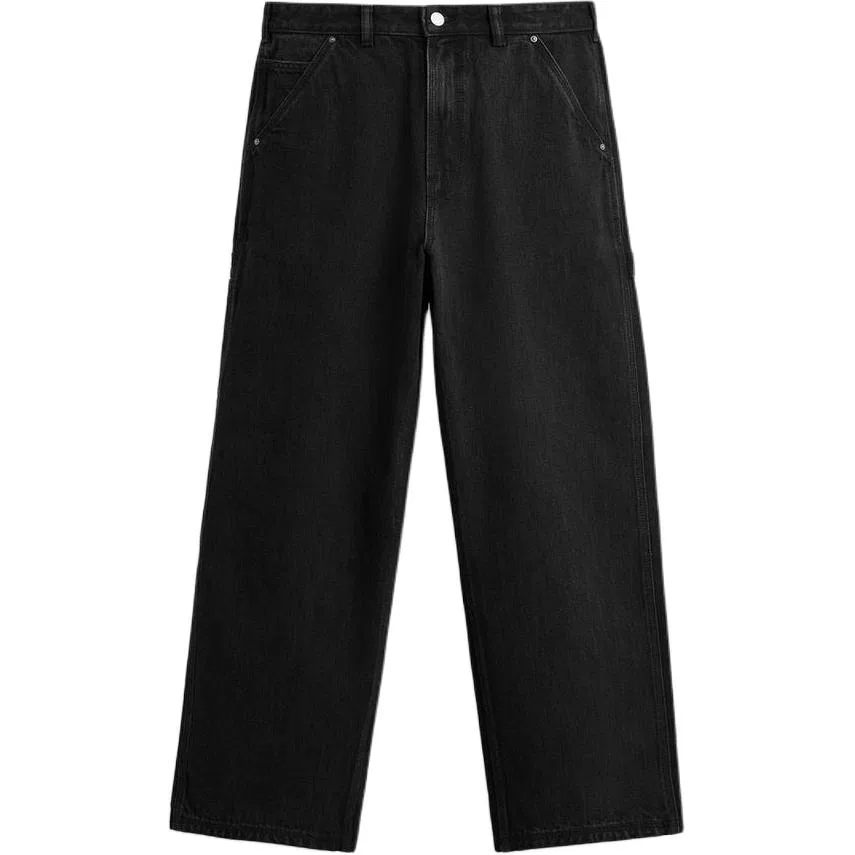 Джинсы прямого кроя, Black, ZARA