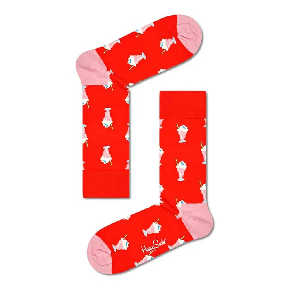 Носки Happy Socks Mini & Me Milkshake Set 2 пары, красный — фото 2
