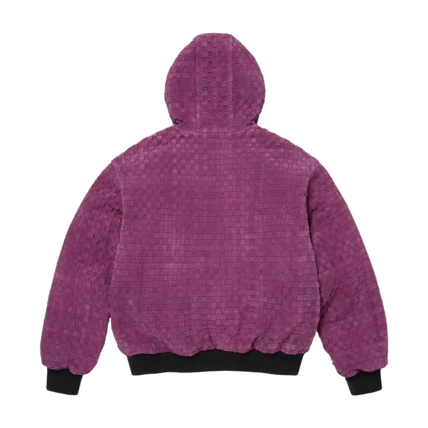 Мужская куртка FW26 Woven Suede Hooded Work Jacket 'Purple' Supreme, фиолетовый — фото 3
