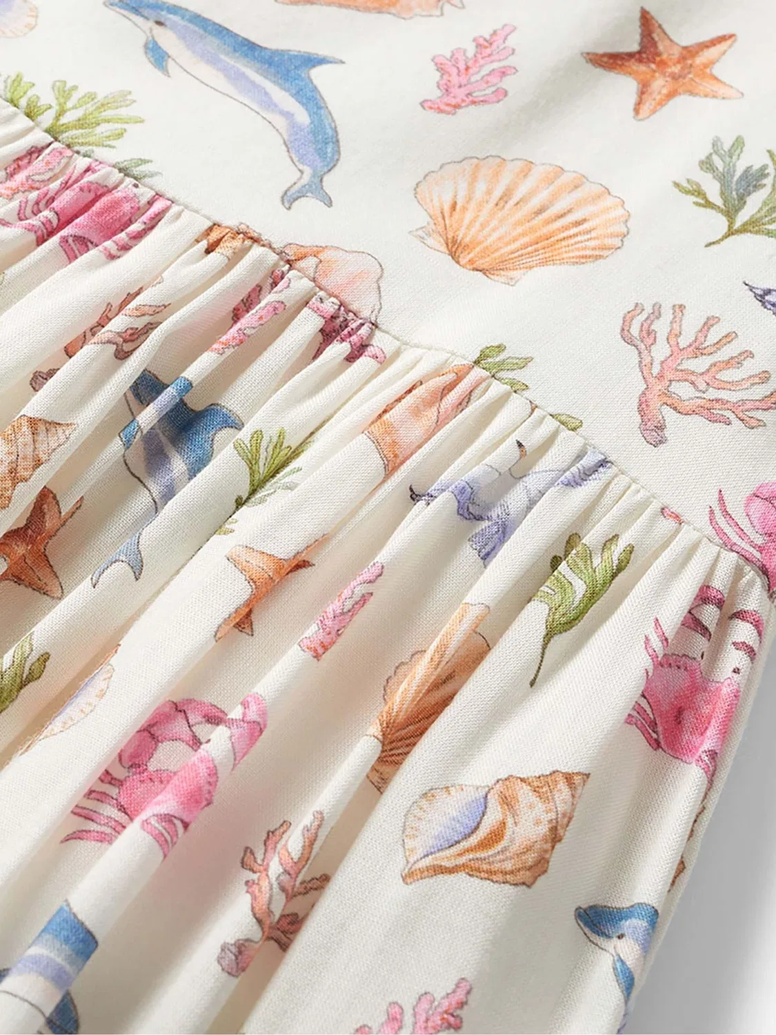 Платье с завышенной талией, Natural Shells and Sunshine Hatley, бежевый — фото 3