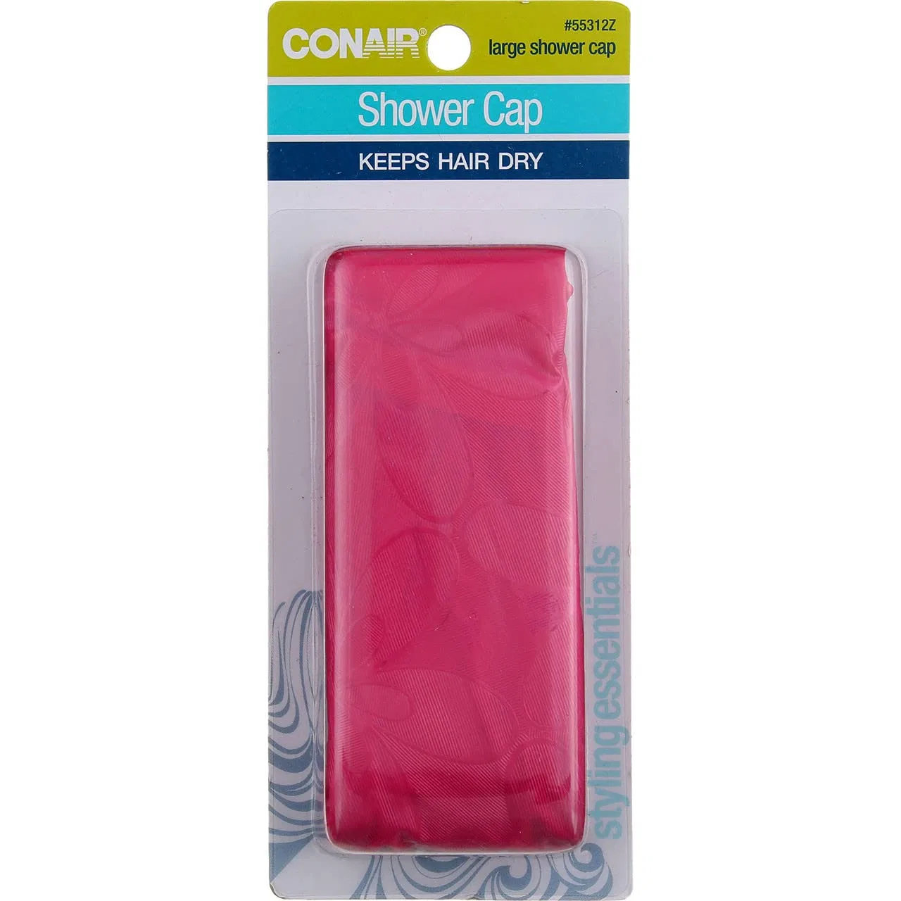 Шапочка для душа Conair Styling Essentials, пластик, 2 шт, 16.3 x 6.5 x 3.3 см, Синяя