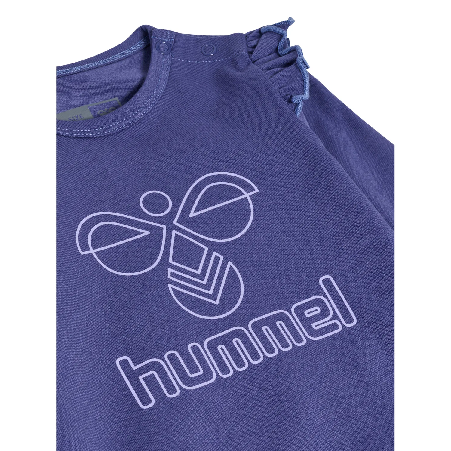 Детский хлопковый боди Hummel Eline, Blau — фото 3
