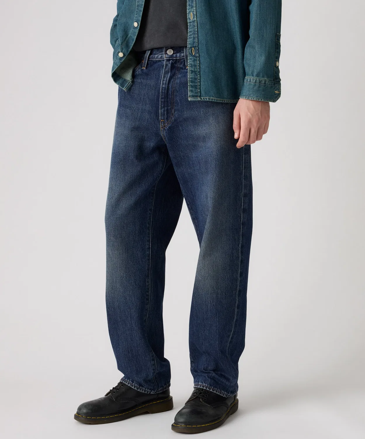 Мужские джинсы свободного кроя 568 Loose Straight Levi's, Dark Indigo Blue