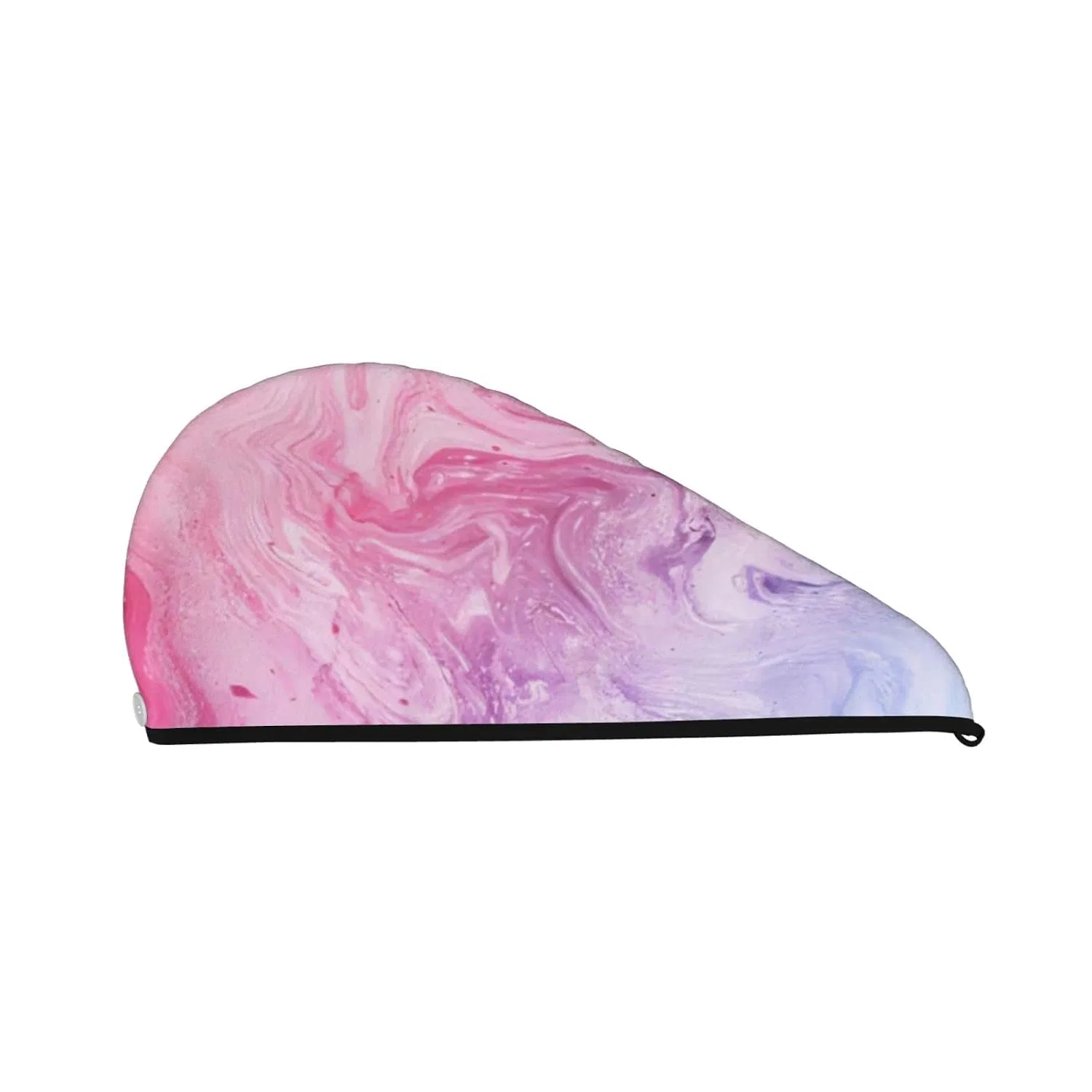 Шапочка для душа TOPUNY, Polyester, 66.5x25.9x0.5 см, Colourful Marble Pastel Pink, Blue, Purple