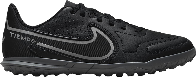 Кроссовки Nike Tiempo Legend 9 Club TF GS 'Black Iron Grey', черный - фото