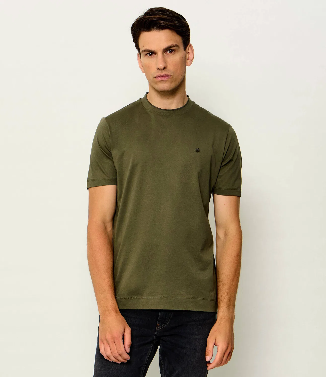 Футболка с круглым вырезом C-Taut 82 Boss, Verde Oliva
