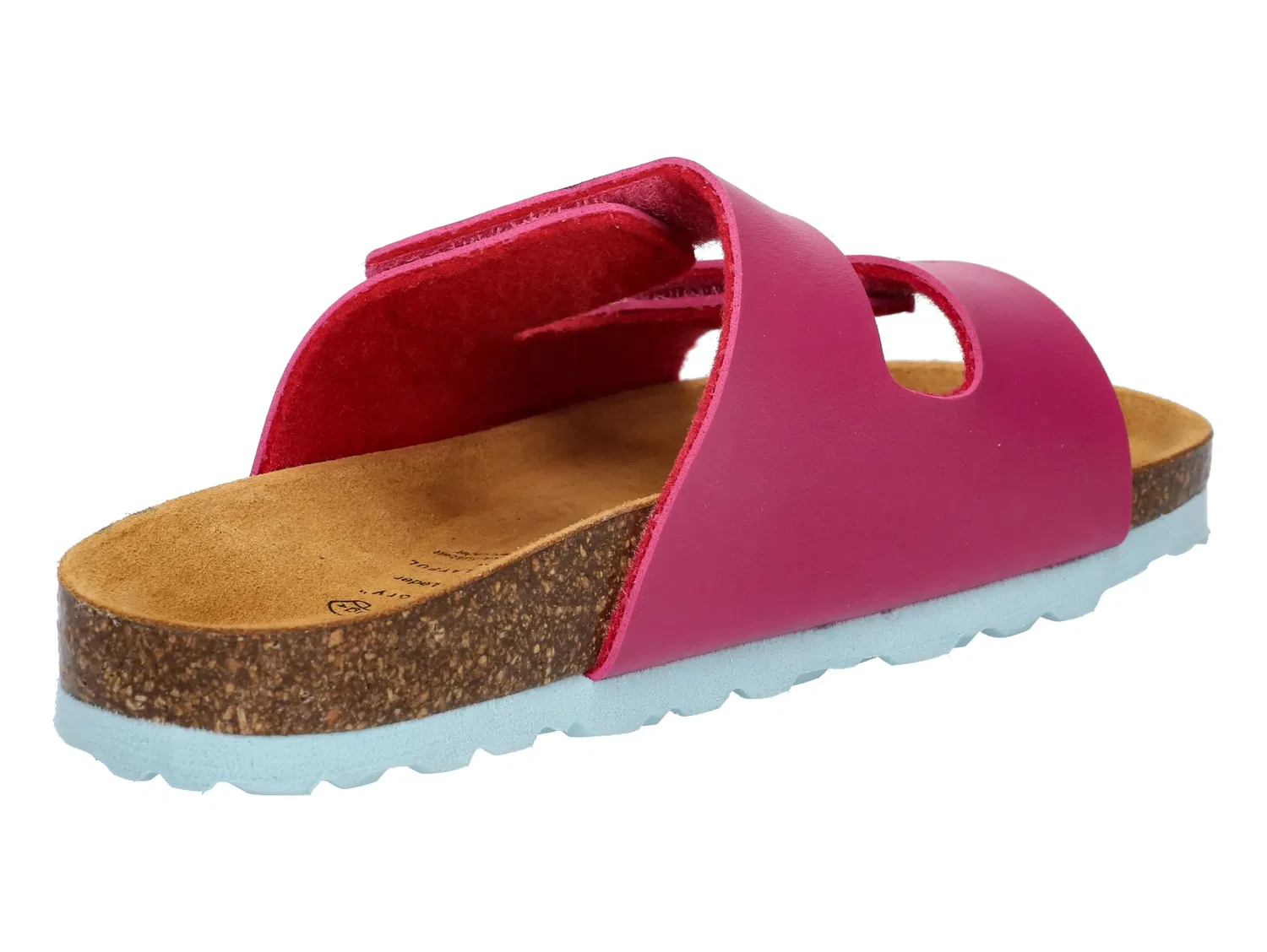 Домашние тапочки на липучке Bioline Velcro Kids Lico, розовый — фото 4