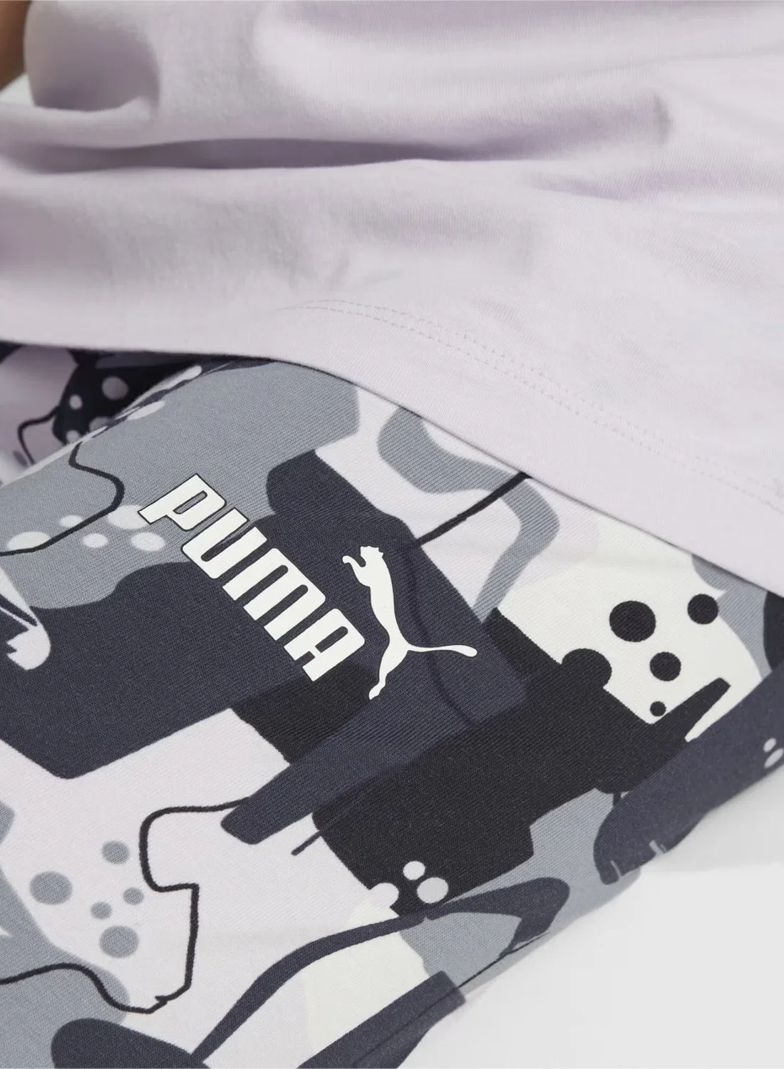 Леггинсы с принтом Essentials+ Street Art Puma, черный — фото 2