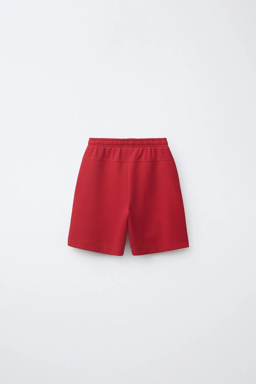 Спортивные шорты-бермуды INTERLOCK ZARA, Red — фото 2