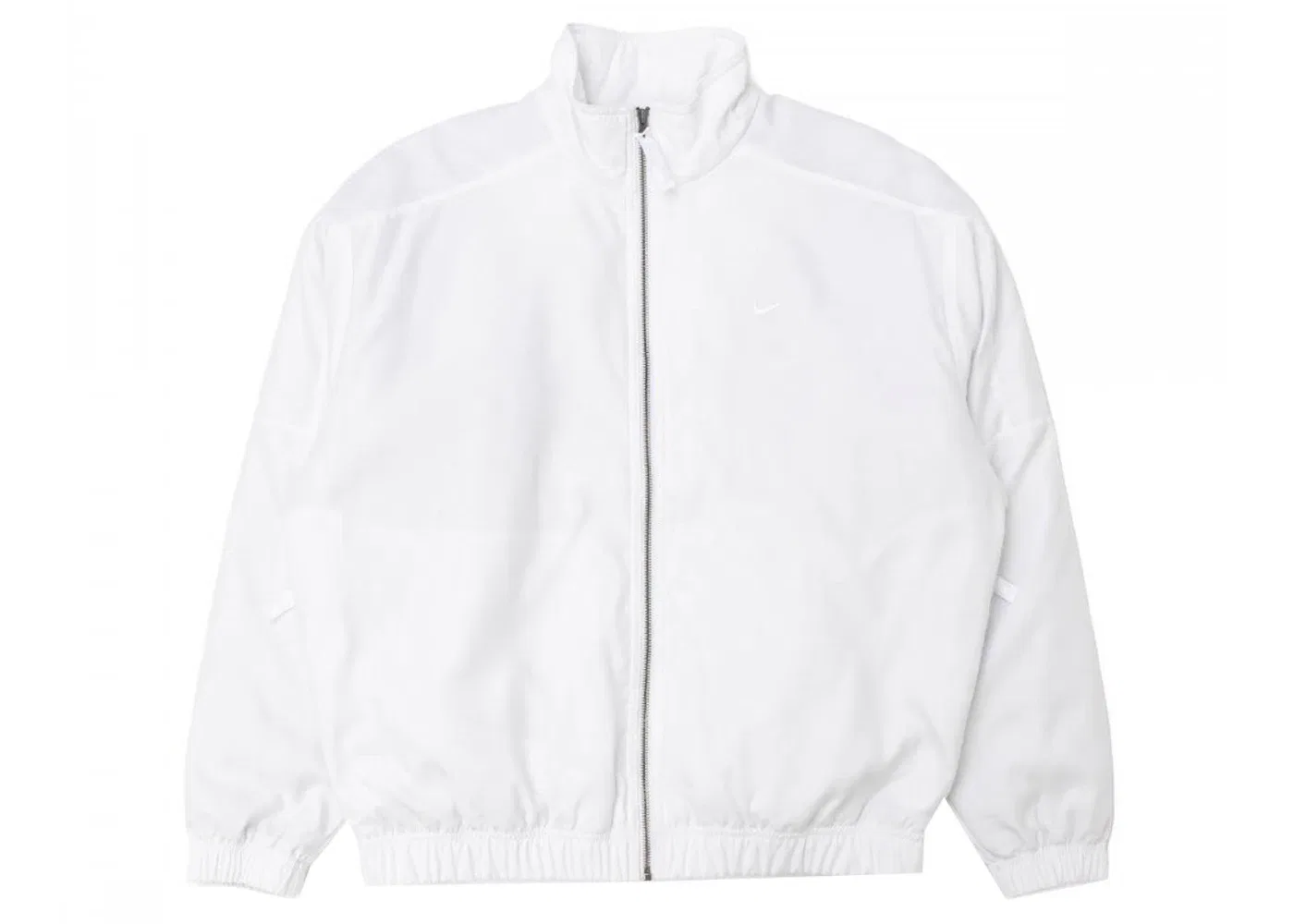 Детская куртка с сатиновой отделкой Nike Sportswear Solo Swoosh Satin Jacket, White