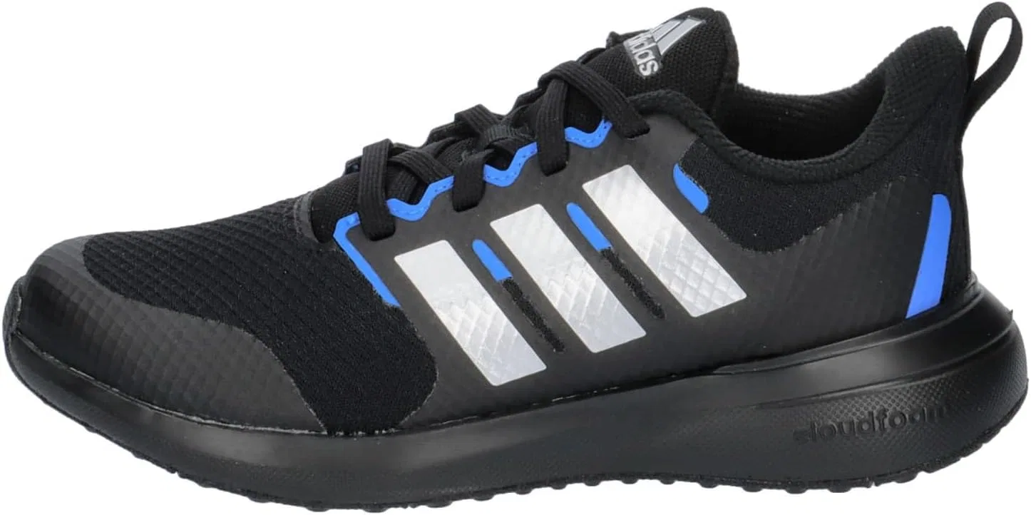 Детские спортивные кроссовки для мальчиков adidas, Core Black Silver Met Bright Royal — фото 2