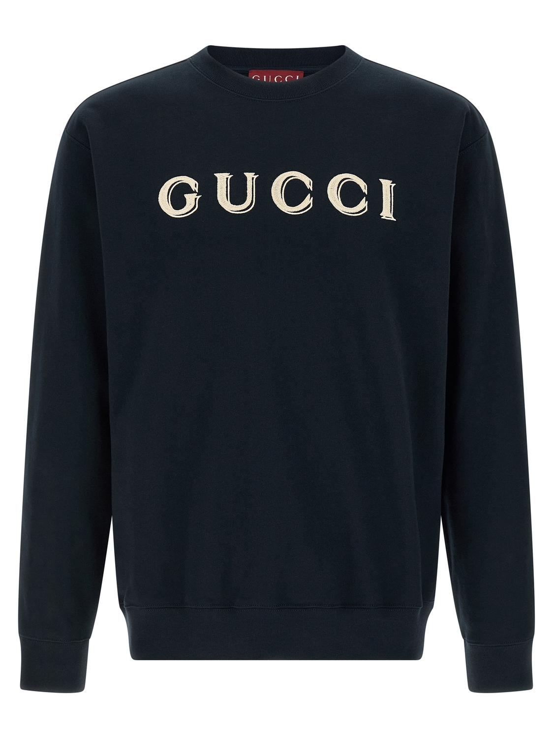 

Свитшот с вышивкой логотипа GUCCI, синий