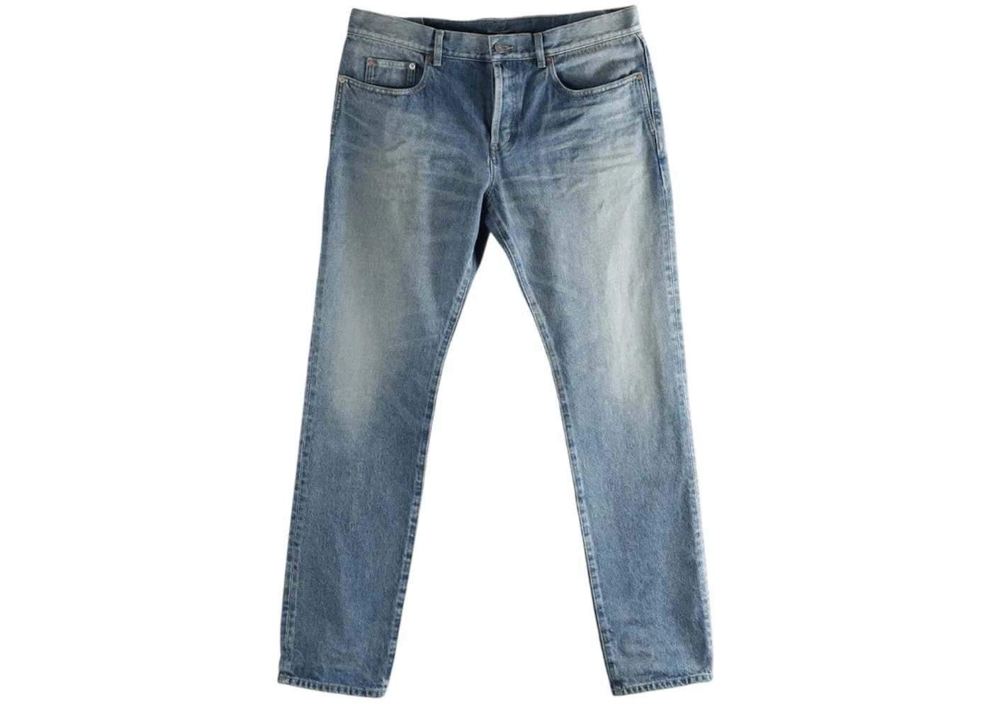 Мужские джинсы прямого кроя Saint Laurent, Indigo Ocean