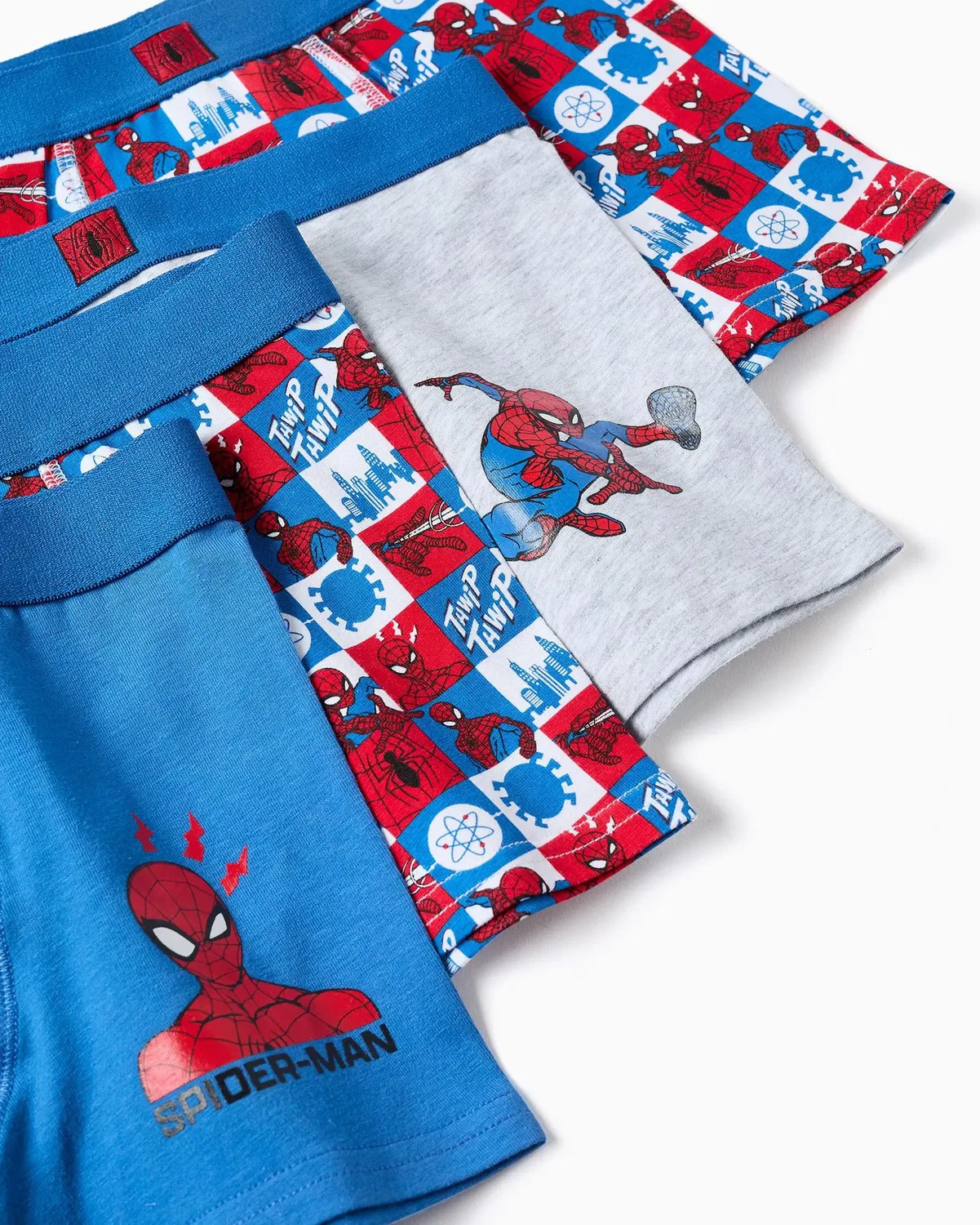Детские трусы-боксеры для мальчиков хлопковые с принтом Spider-Man Zippy, Multicolor — фото 2
