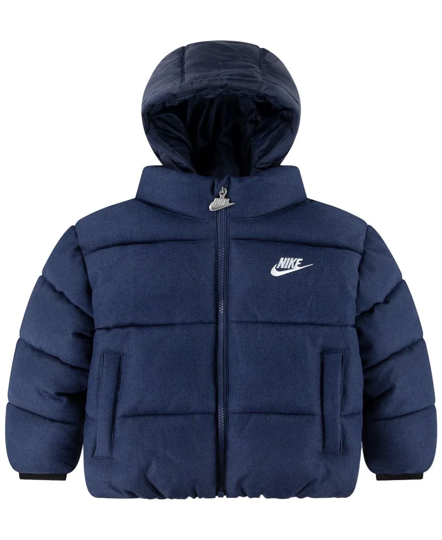 Куртка стеганая с капюшоном, с длинным рукавом Nike, Midnight Navy