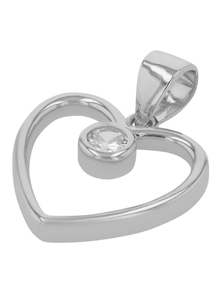 

Adeliás Женский кулон - Сердце. Кулон в форме сердца из серебра 925 пробы