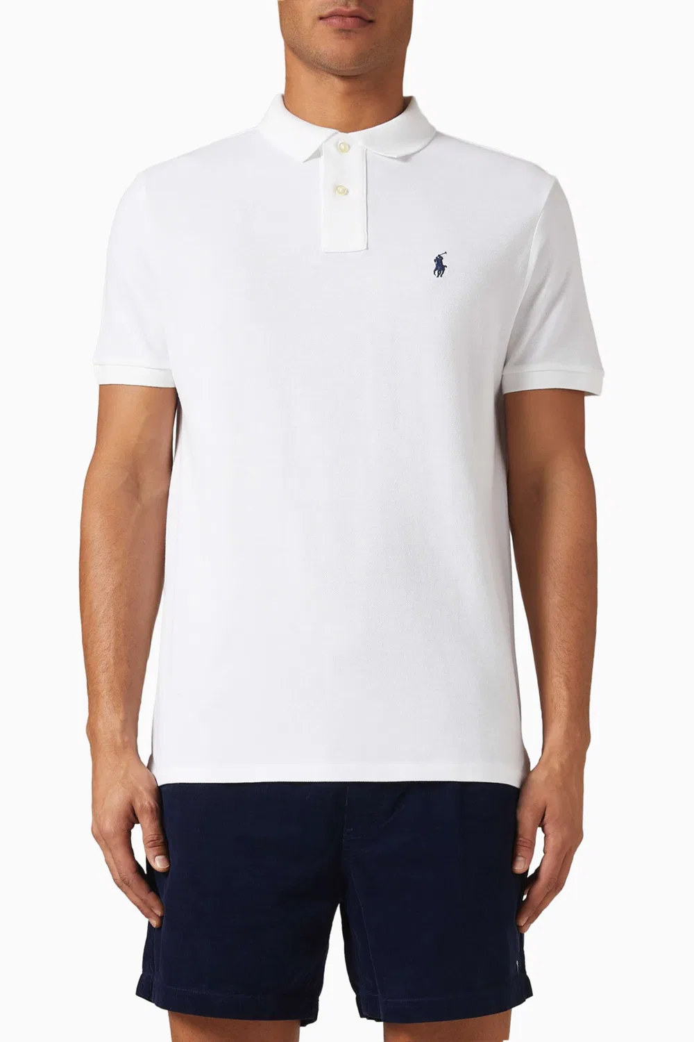 Футболка поло с логотипом Polo Ralph Lauren, белый