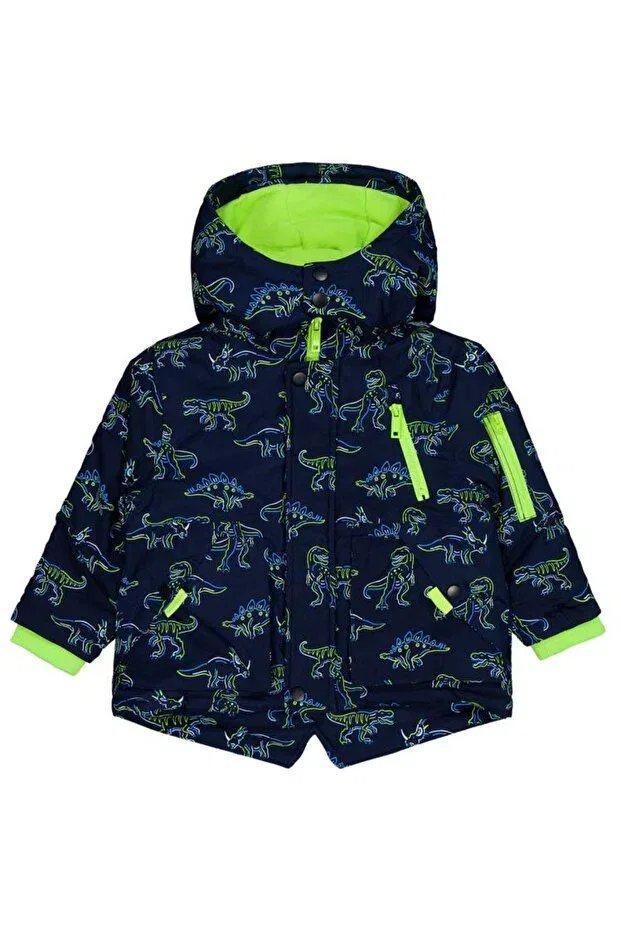 Детское пальто для девочек с принтом Civil Boys, Navy Blue