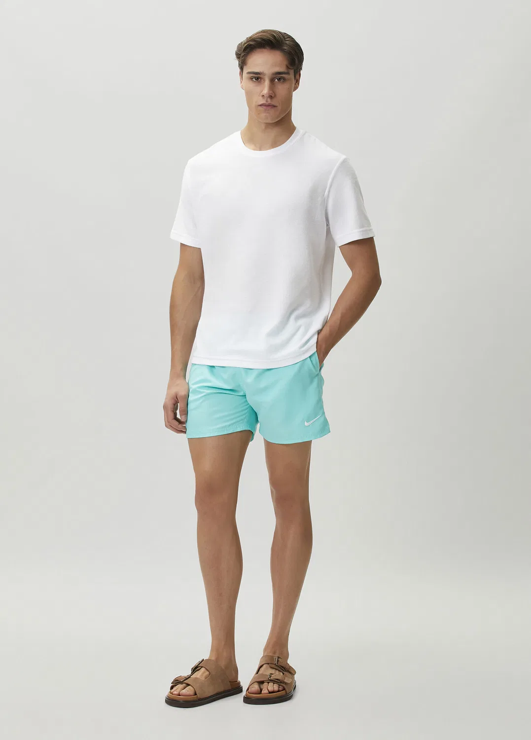 Плавки Nike 5" Brief-Lined Volley, turkuaz