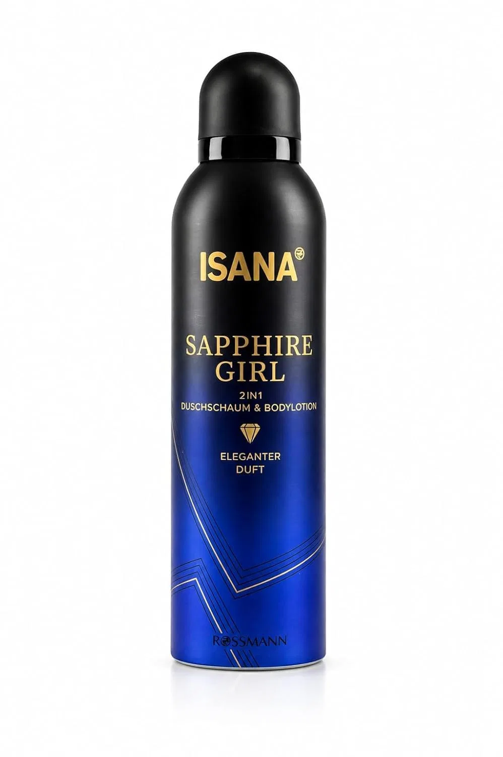 Душ-пена и лосьон для тела 2в1 Sapphire Girl, 200 мл, Jasmin & Vanille Generisch