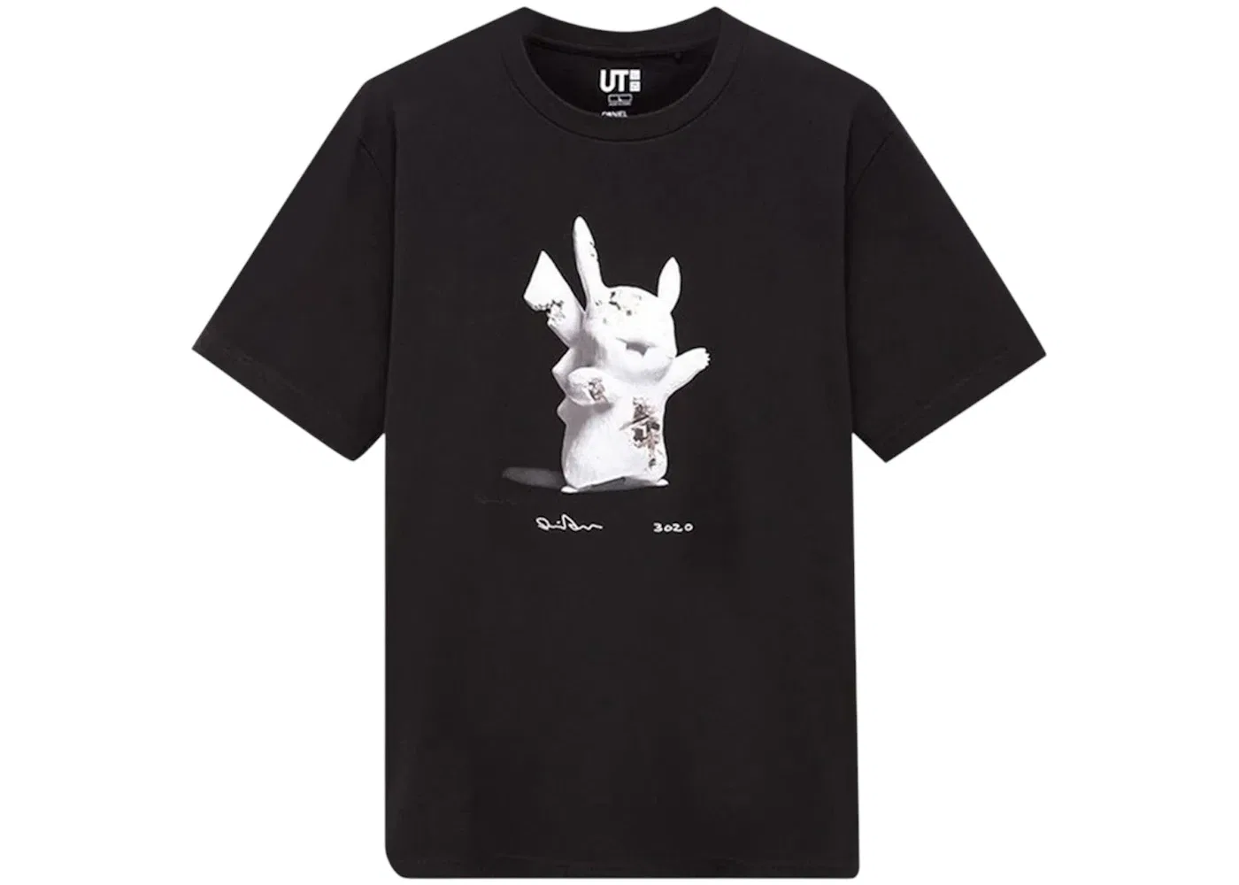Мужская футболка с принтом Tee Uniqlo, Black