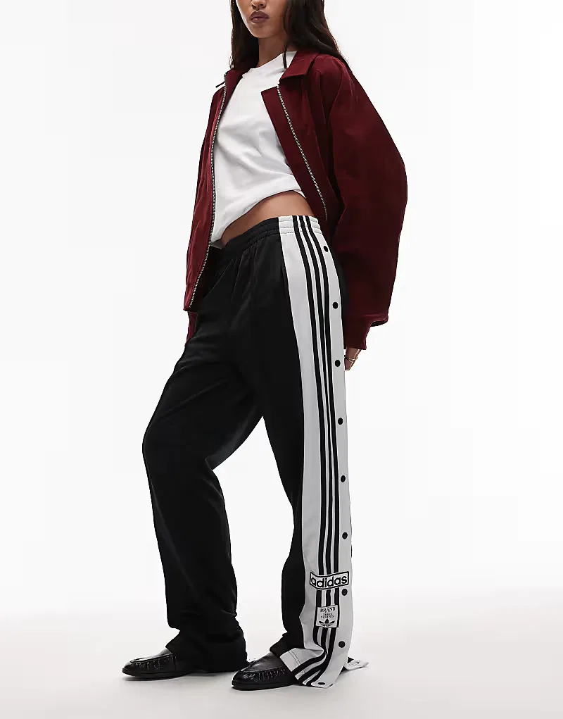 Спортивные брюки Adidas Originals Adibreak в черно-белом цвете