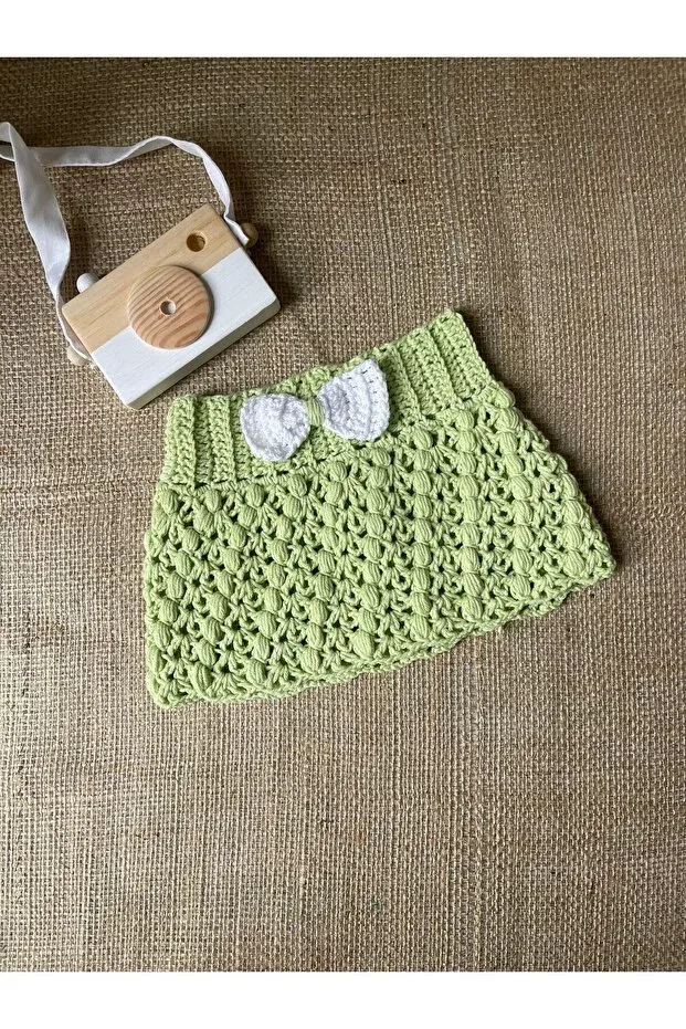 Детская хлопковая юбка для девочек Sistaful, Green
