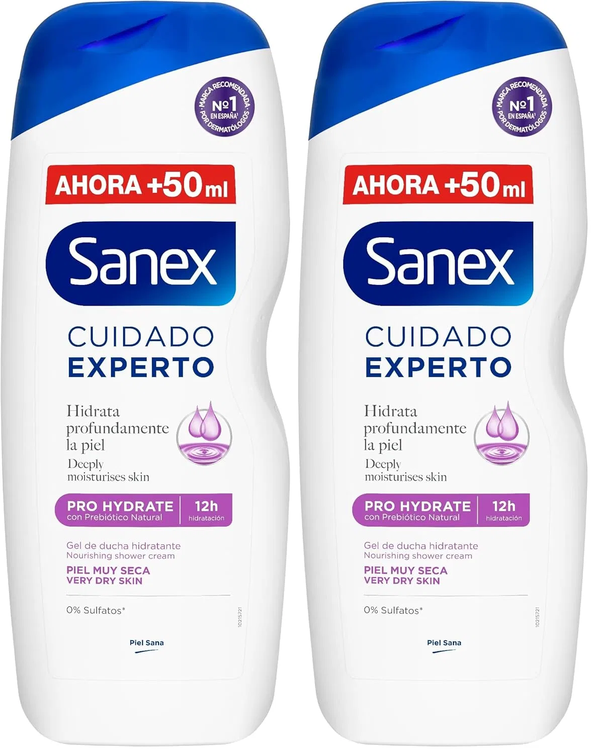 Гель для душа Sanex Pro Hydrate, 2x600 мл, Colourful