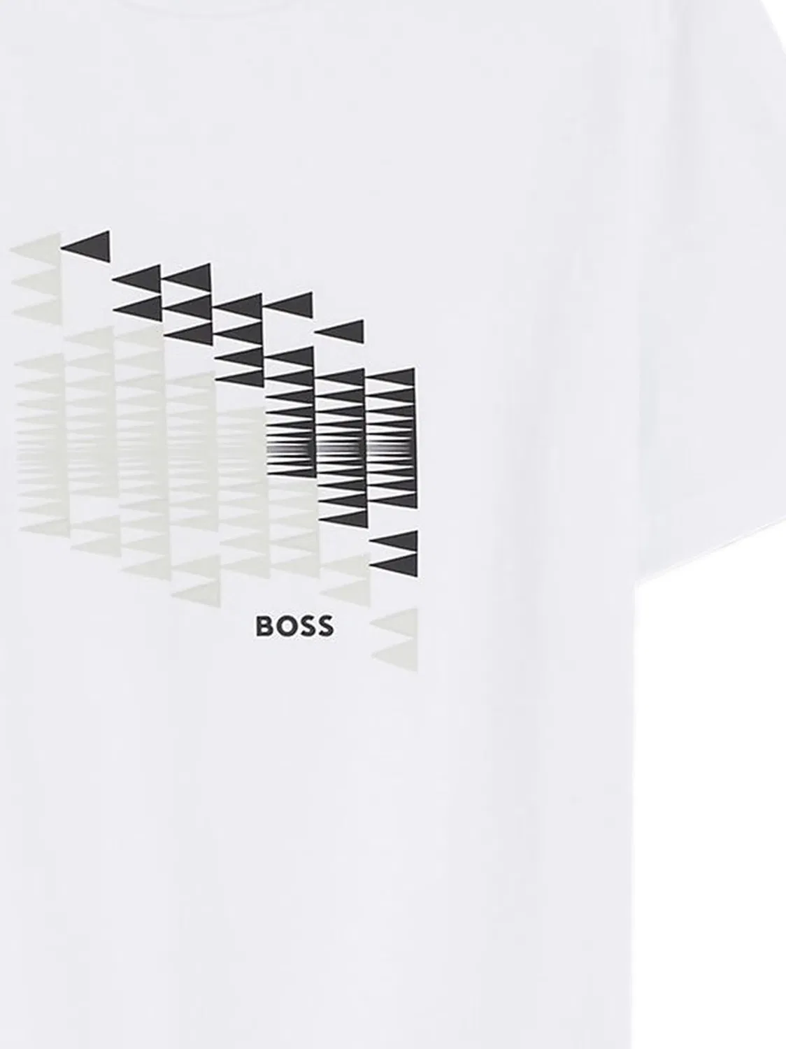 Футболка Network Flag белая BOSS, белый — фото 2