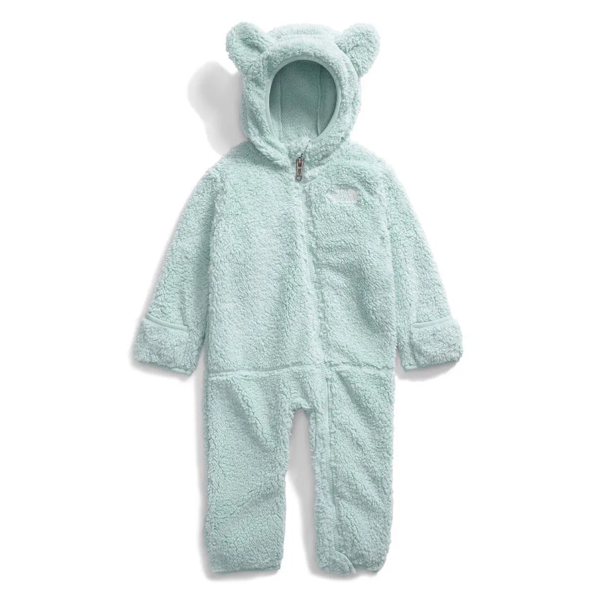 Детский комбинезон с капюшоном из флиса The North Face, Muted Pine