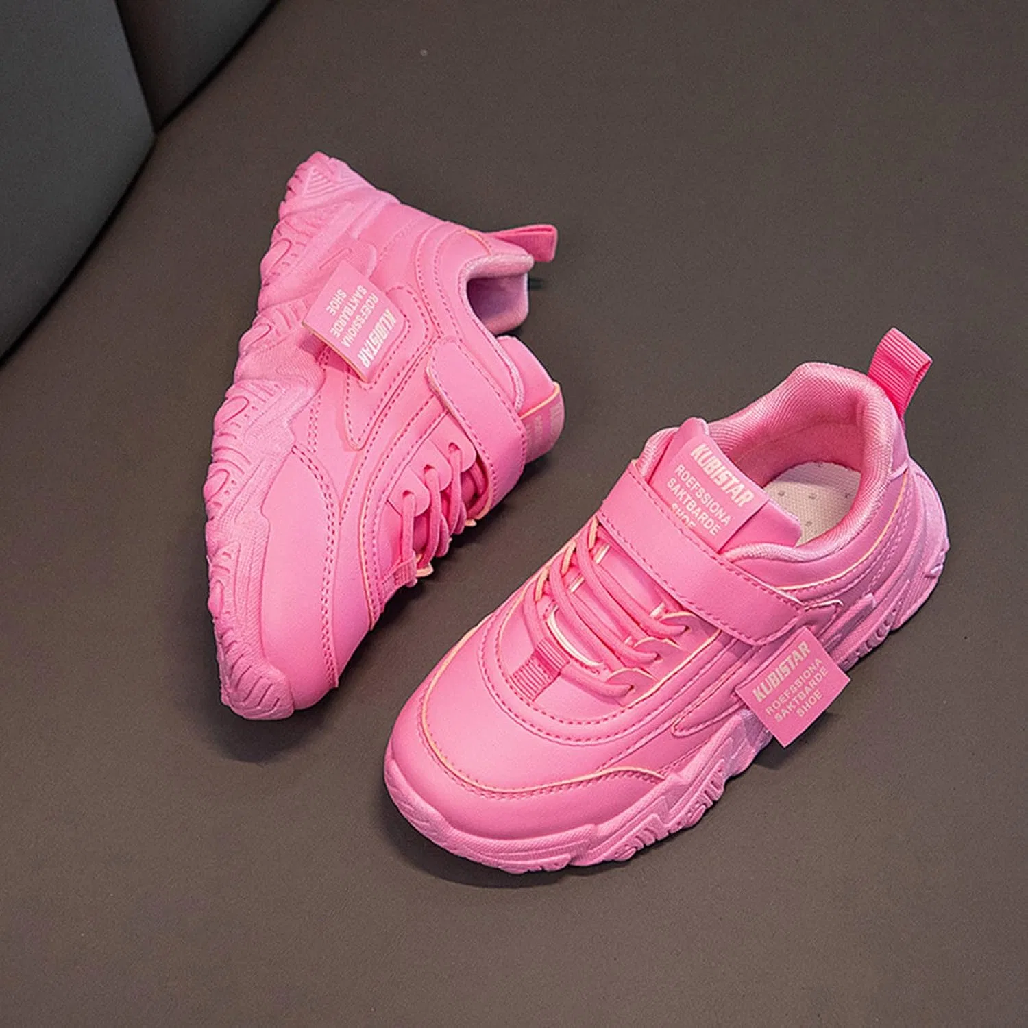 Детские кроссовки для девочек с принтом Slip on Sneakers — фото 4