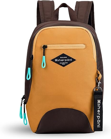 

Мини-рюкзак для женщин Sherpani Vespa, RFID-защита, желтый