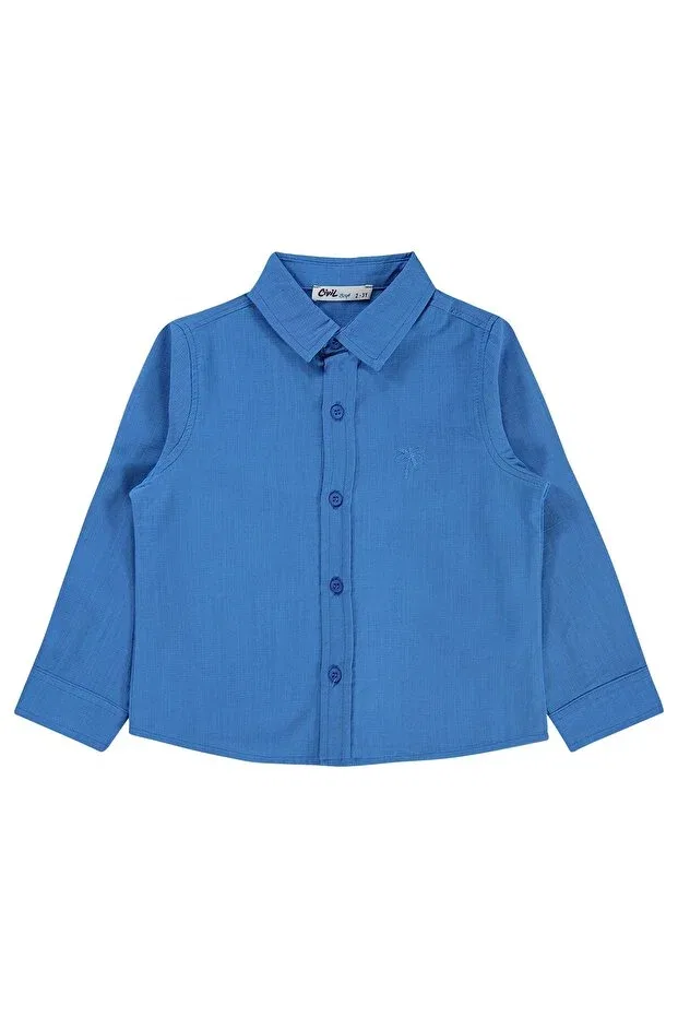Детская рубашка с длинным рукавом Civil Boys, Dark Turquoise