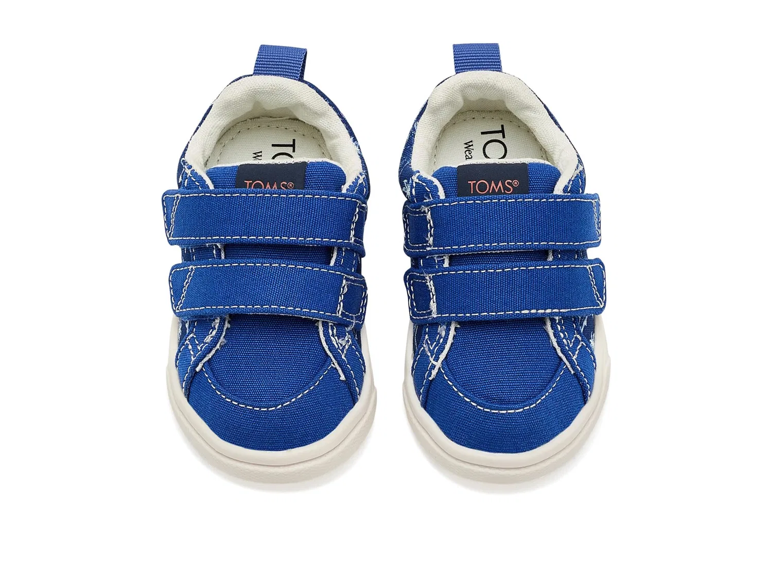 Кроссовки Cruz Double Strap (для малышей и маленьких детей) Toms Kids, Bright Blue — фото 3