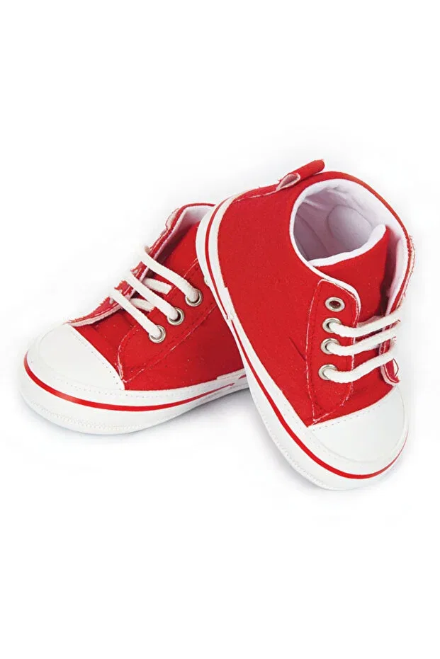 Детские тапочки для новорожденных хлопковые Baby Pattini, Red