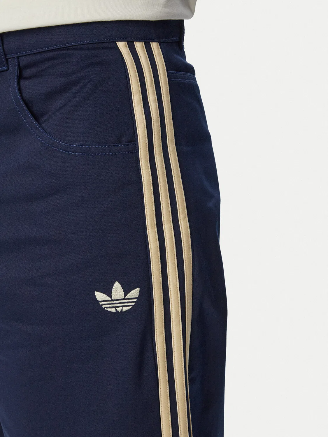 Мужские тканевые шорты стандартного кроя Firebrid Twill Jorts Adidas, темно-синий — фото 4