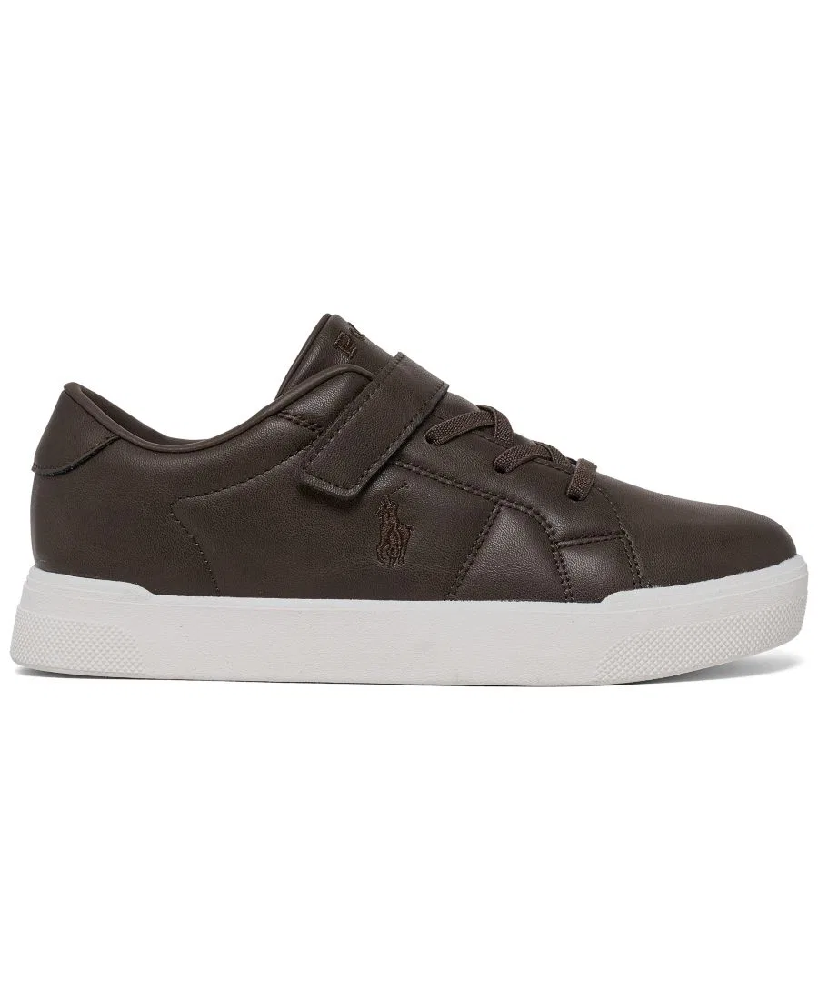Кеды Sutton с ремешком Polo Ralph Lauren, Chocolate Brown — фото 3