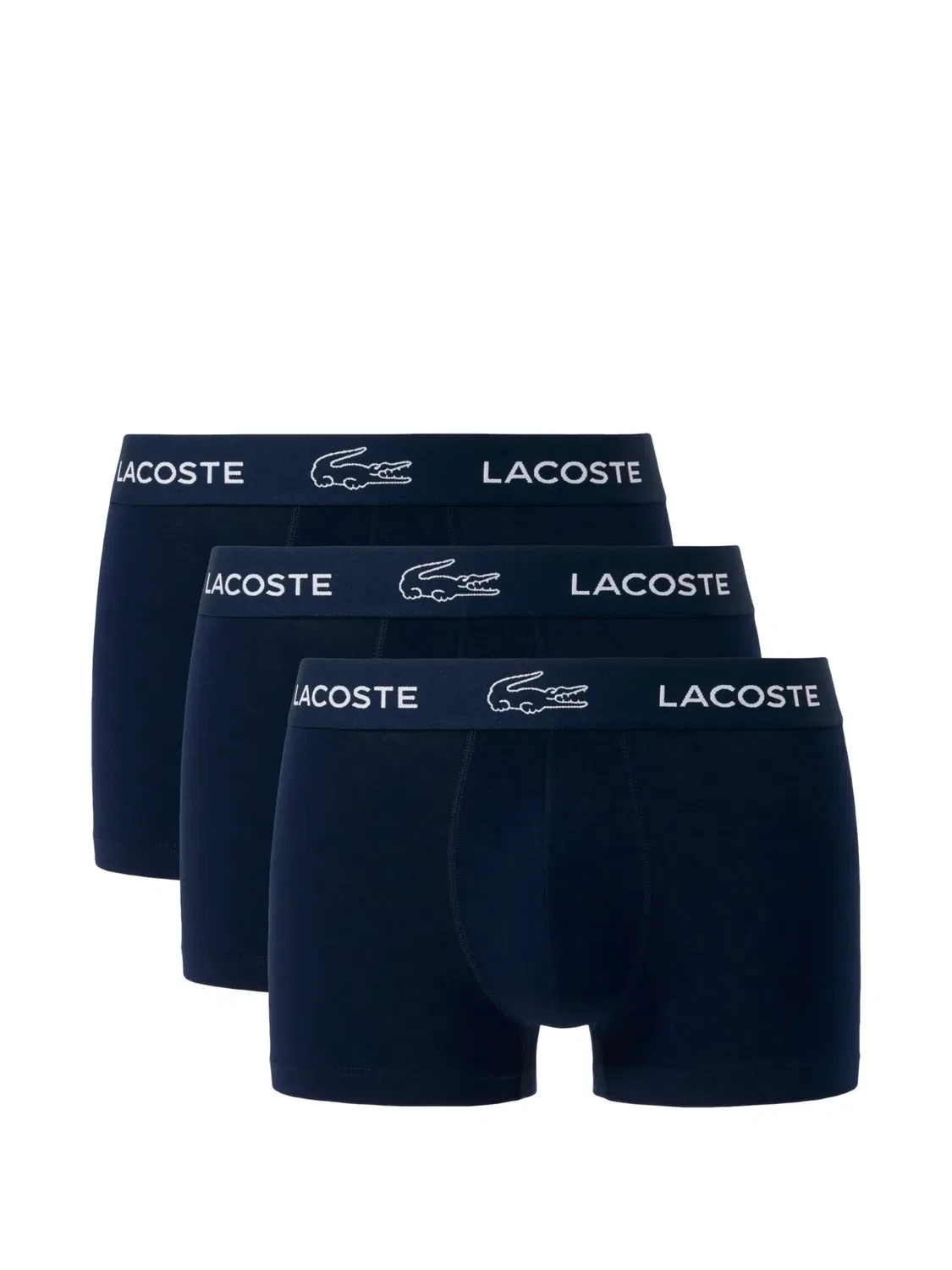 Трусы-боксеры синие (набор из 3 шт.) Lacoste, синий