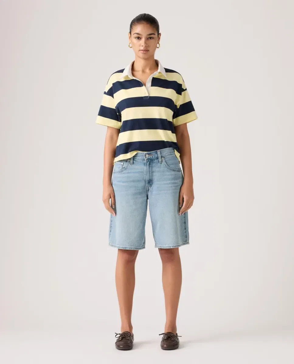 Женские шорты свободного кроя Baggy Dad Jort Levi's, Azul Claro