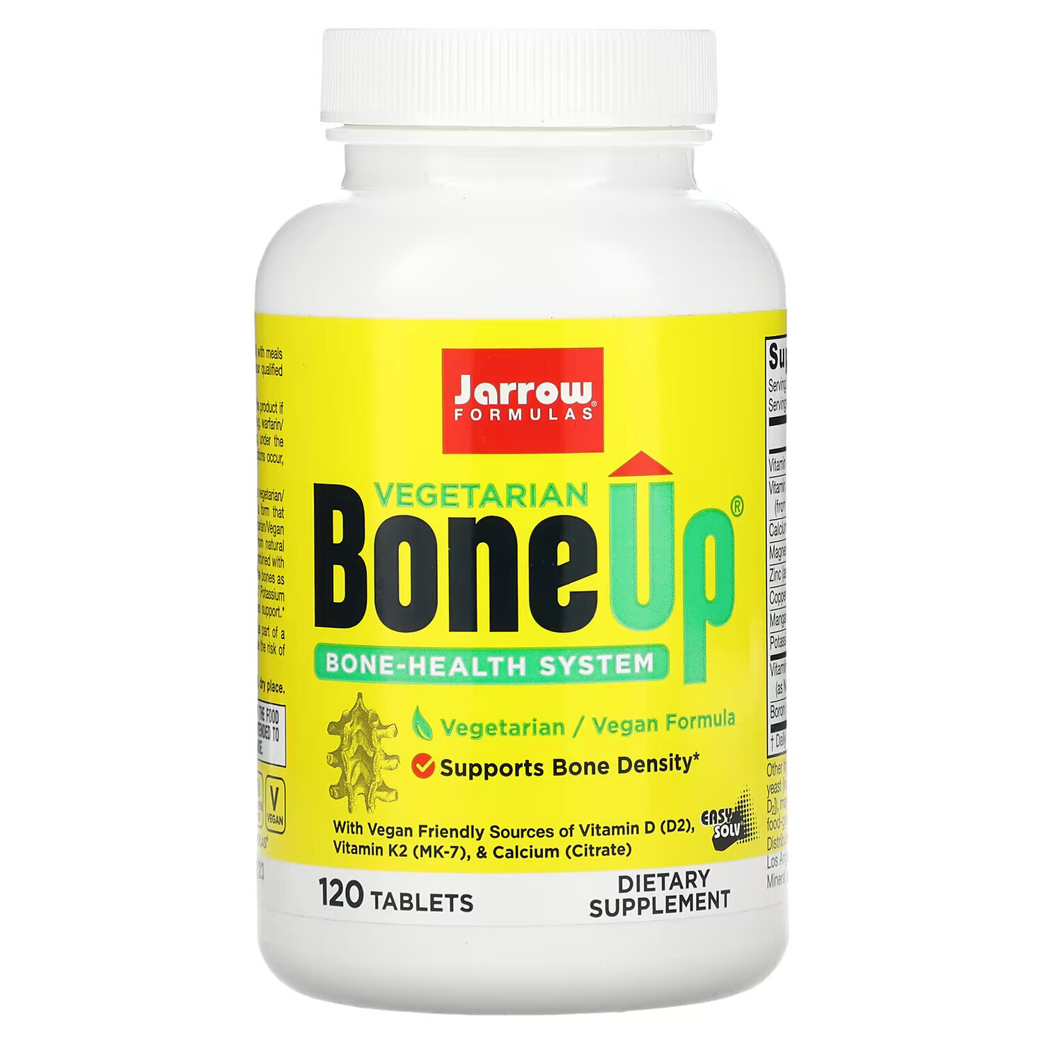 

Jarrow Formulas, Bone-Up с цитратом кальция, 120 таблеток