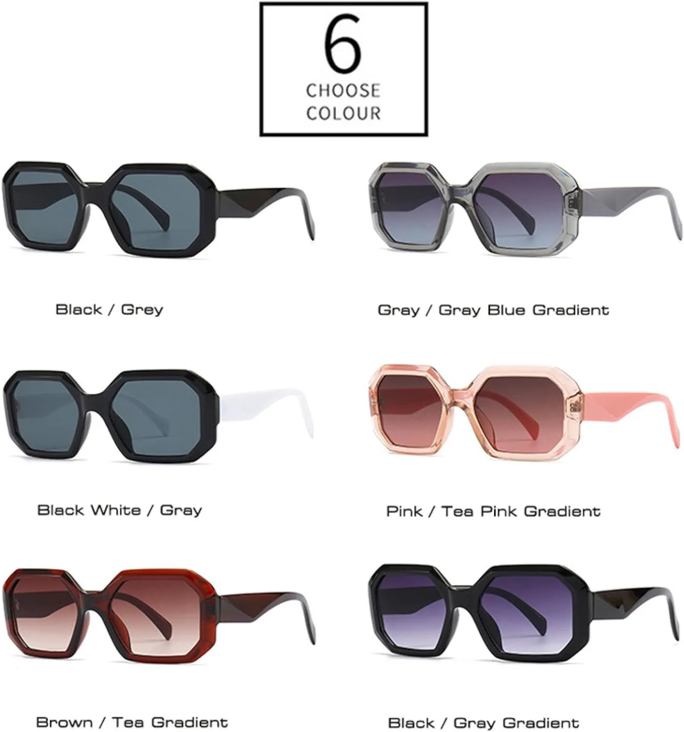 

Солнцезащитные очки с защитой от УФ-излучения UV400 для женщин и мужчин | Градиентные линзы | Для занятий спортом на открытом воздухе DSVIGF, Gray Gray Blue