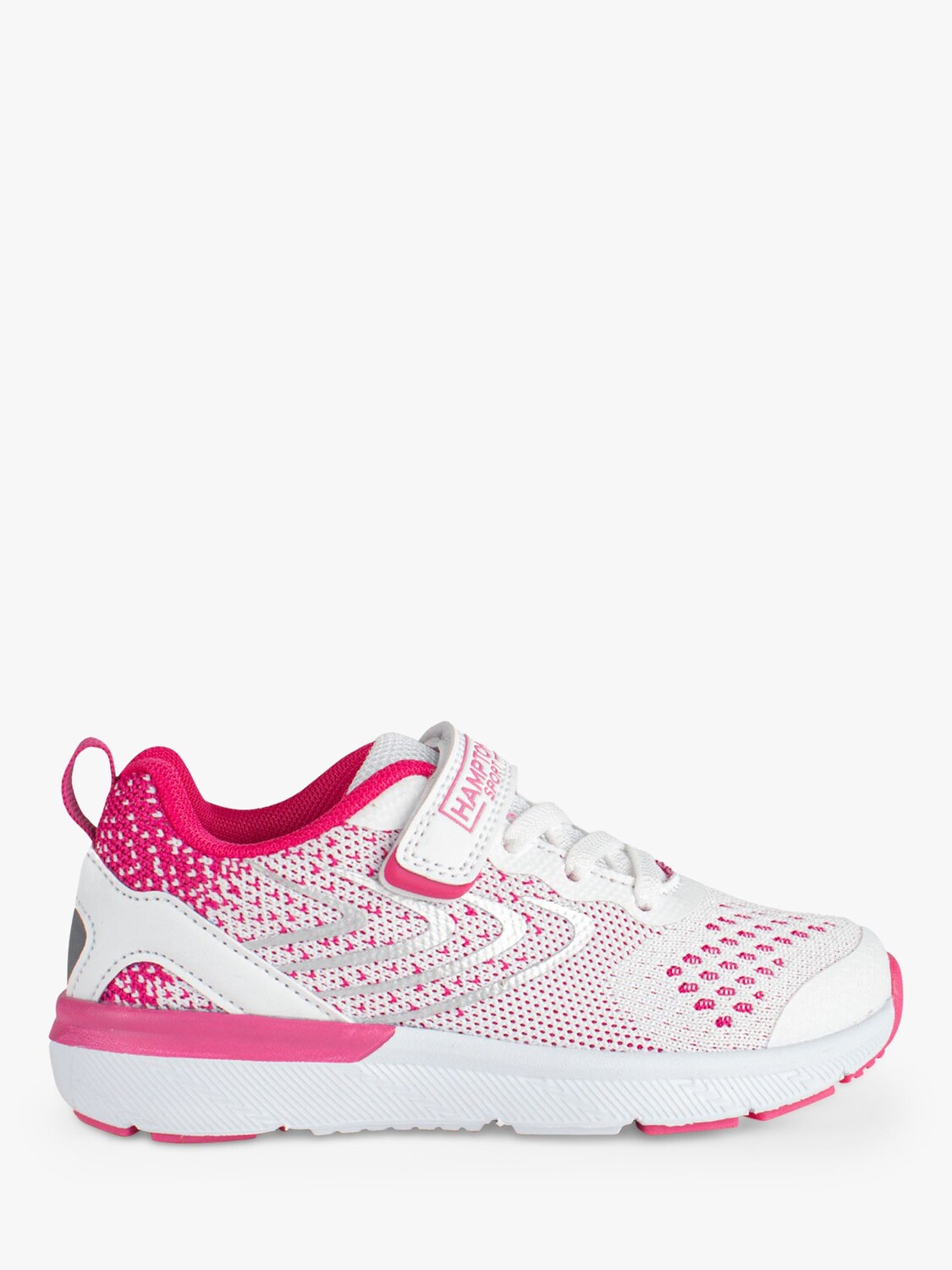 

Детские кроссовки Hampton Sport Bolts Riptape Trotters, белый/розовый