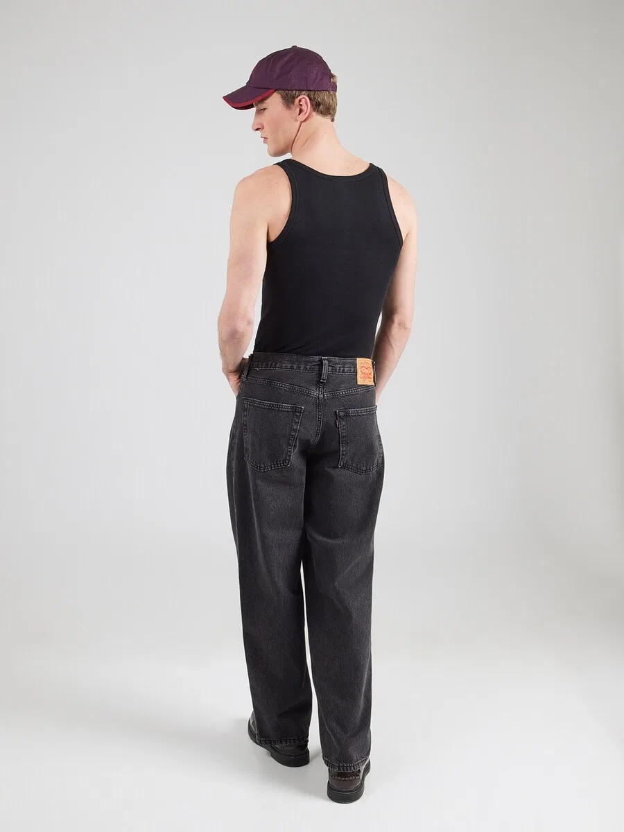 Джинсы LEVI'S Baggy Jeans '578 BAGGY' из черного денима — фото 4
